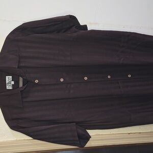 Vintage SMOKEY JOE’S Button Down Dress Shirt And Paints Set From 80s NVTN 308